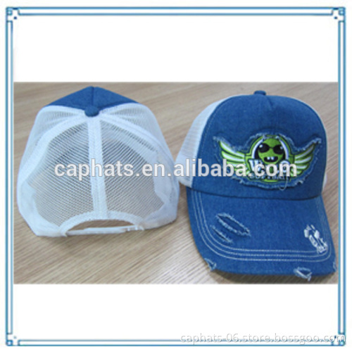 wholesale 5 panel or 6 panel washed mesh trucker cap and hat